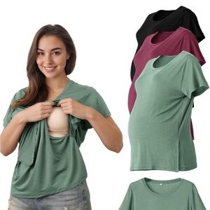 3 pack of nursing t-shirts